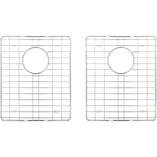 HARDWARE RESOURCES HMS250-GRID Stainless Steel Bottom Grids for Handmade 50/50 Double Bowl Sink (HMS250) - Stainless Steel