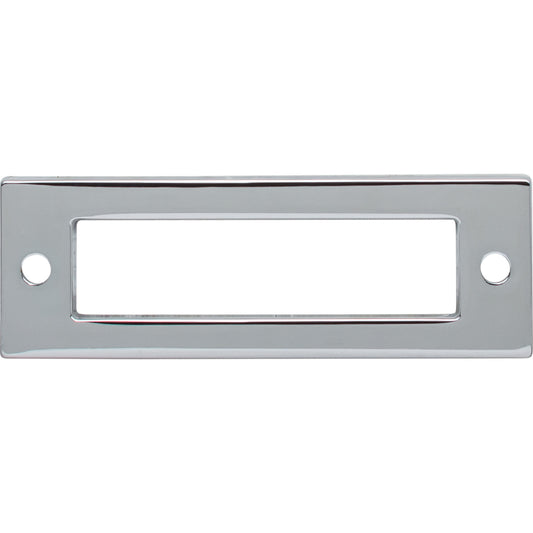 TOP KNOBS TK923PC Hollin Pull Backplate - Polished Chrome