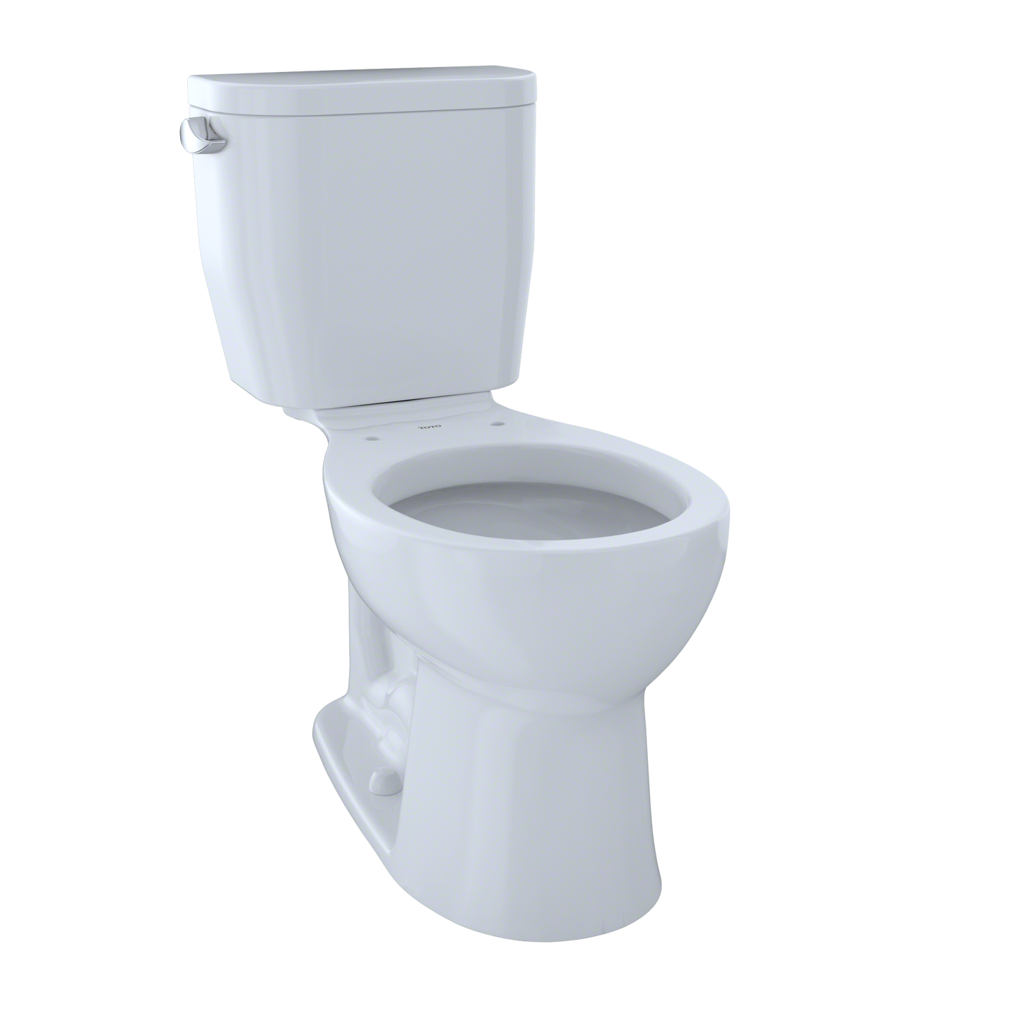 TOTO CST243EF#01 Entrada Two-Piece Round 1.28 GPF Universal Height Toilet , Cotton White