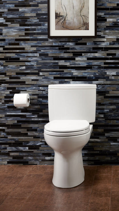 TOTO CST453CUFG#01 Drake Ii 1G Two-Piece Round 1.0 Gpf Universal Height Toilet With Cefiontect - Cotton White