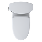 TOTO MW4544726CEFG#01 Washlet+ Drake Ii Two-Piece Elongated 1.28 Gpf Toilet And Washlet+ S7 Contemporary Bidet Seat - Cotton White