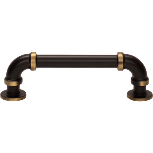 ATLAS 432-CFB Steam Punk 3 3/4" Center to Center Bar Pull , Cafe Bronze