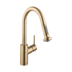 HANSGROHE 04286250 Talis S² Prep Kitchen Faucet, 2-Spray Pull-Down, 1.75 GPM - Brushed Gold Optic