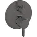 HANSGROHE 04447340 Ecostat Pressure Balance Trim S with Diverter - Brushed Black Chrome