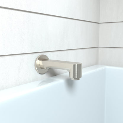 HANSGROHE 14413821 Brushed Nickel Metris S Modern Tub Spout