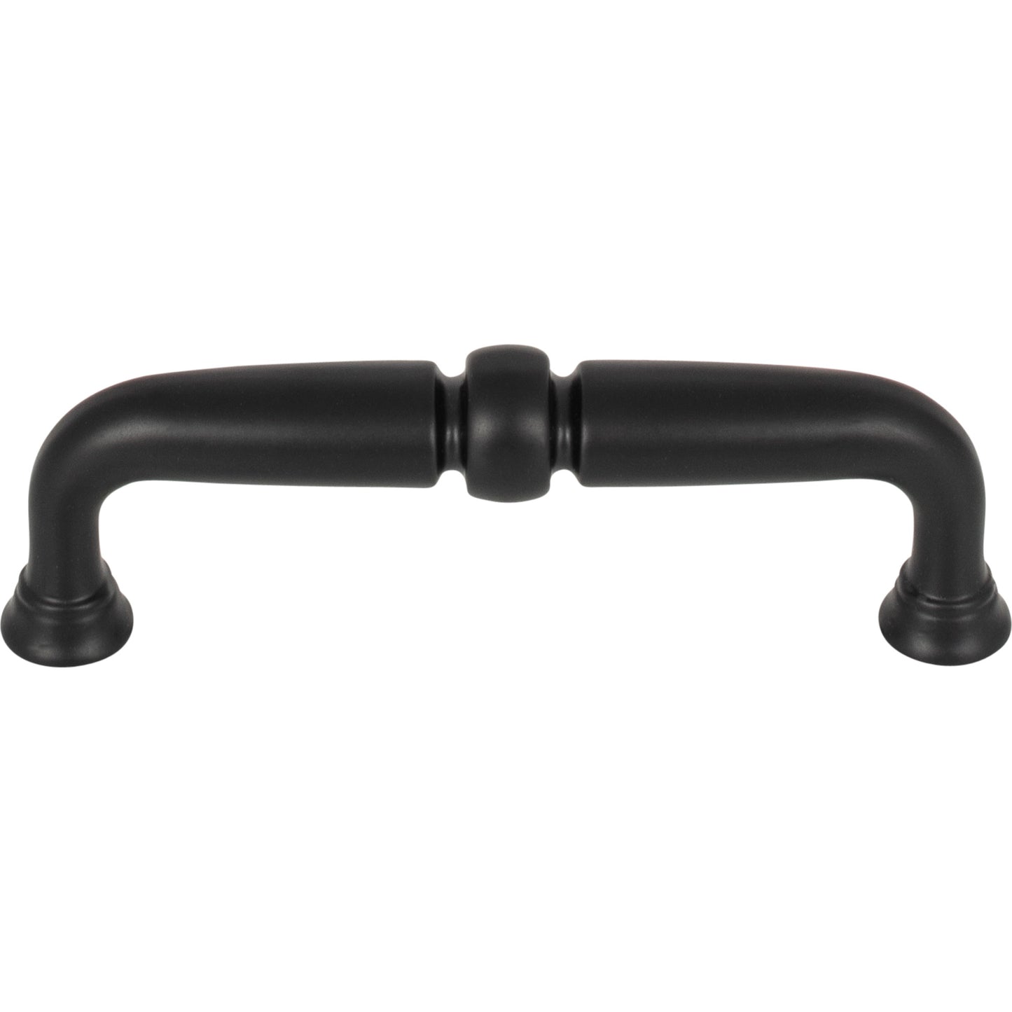 TOP KNOBS TK1021BLK Henderson 3 3/4" Center to Center Bar Pull - Flat Black