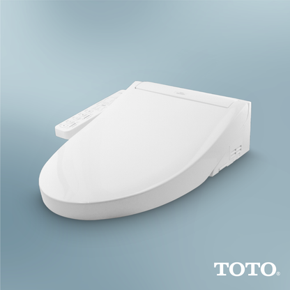TOTO SW3074#01 Washlet C2 Electronic Bidet Toilet Seat With Premist And Ewater+ Wand Cleaning - Cotton White