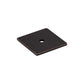 TOP KNOBS TK95TB Square Knob Backplate - Tuscan Bronze