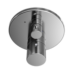 TOTO TBV01407U#CP Round Thermostatic Mixing Valve With Volume Control Shower Trim - Polished Chrome