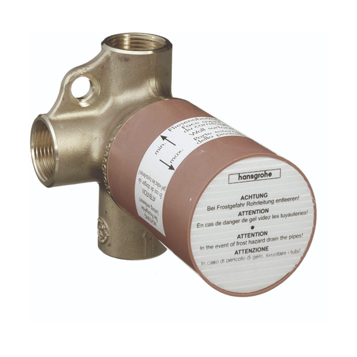 AXOR 15981181  Rough, Trio 2-Way Diverter with Shut-Off, ¾"