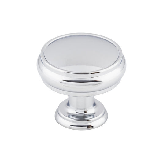 TOP KNOBS TK832PC Eden 1 3/8" Diameter Round Knob - Polished Chrome