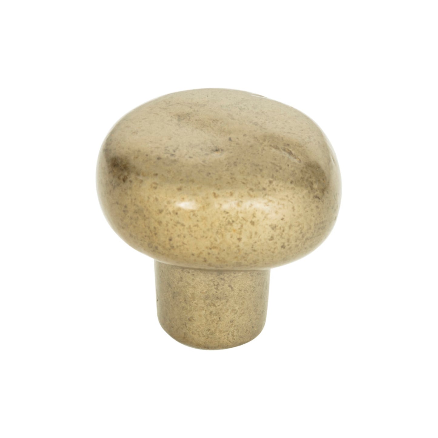 ATLAS 331-CM Distressed 1 3/8" Diameter Round Knob - Champagne