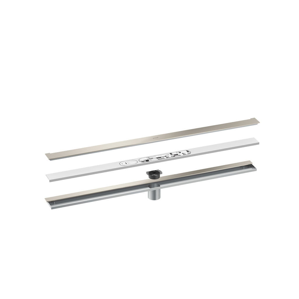 AXOR 42527801 Drains Wall Installation 35 7/16" - Stainless Steel Optic