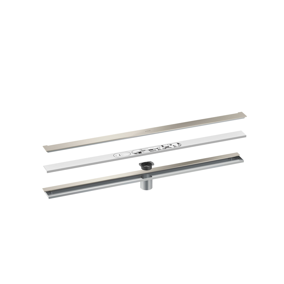 AXOR 42527801 Drains Wall Installation 35 7/16" - Stainless Steel Optic