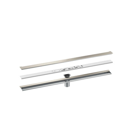 AXOR 42527801 Drains Wall Installation 35 7/16" - Stainless Steel Optic