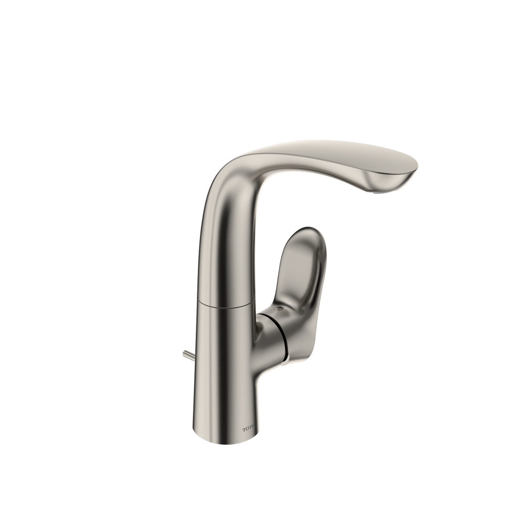 TOTO TLG01309U#PN Go 1.2 Gpm Single Side-Handle Bathroom Sink Faucet With Comfort Glide Technology And Drain Assembly - Polished Nickel