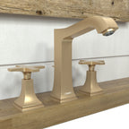 HANSGROHE 31307141 Metropol Classic Widespread Faucet 160 with Cross Handles and Pop-Up Drain, 1.2 GPM - Brushed Bronze