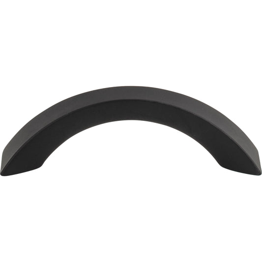 ATLAS A880-BL Sleek 3" Center to Center Arch Pull - Matte Black