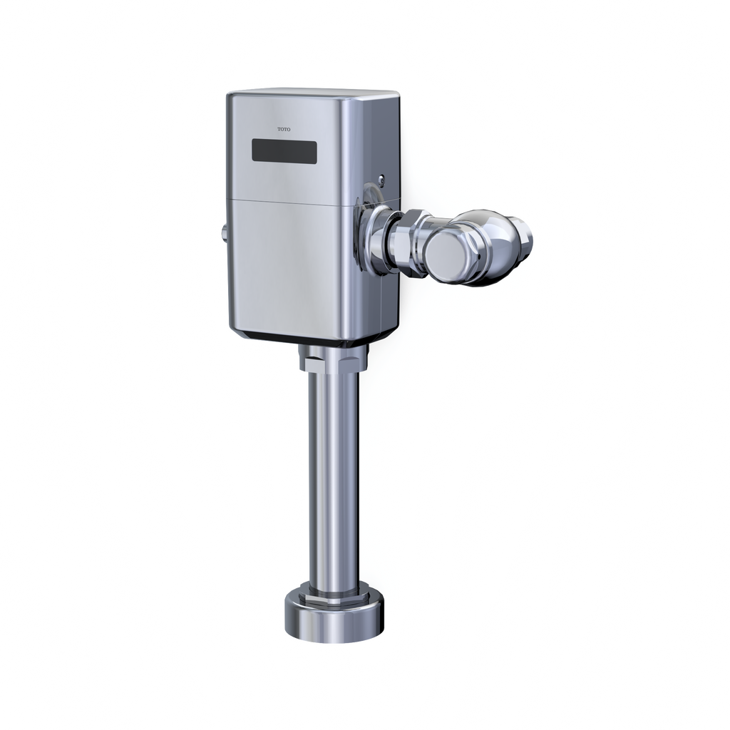 TOTO TET1UB32#CP Ecopower Touchless 1.0 Gpf High-Efficiency Toilet Flushometer Valve For Back Spud With 12 Inch Vacuum Breaker Set - Polished Chrome