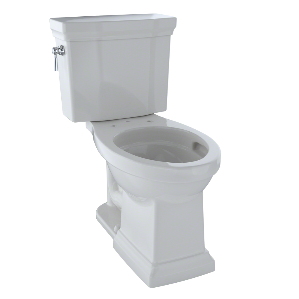 TOTO CST404CEFG#11 Promenade Ii Two-Piece Elongated 1.28 Gpf Universal Height Toilet With Cefiontect - Colonial White
