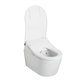 TOTO CWT4474047CMFGA#MS WASHLET+ RP Wall-Hung D-Shape Toilet with RX Bidet Seat and DuoFit In-Wall 1.28 and 0.9 GPF Auto Dual-Flush Tank System , Matte Silver