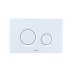 TOTO CWT447247CMFG#WH Rp Wall-Hung D-Shape Toilet And Duofit In-Wall 1.28 And 0.9 Gpf Dual-Flush Tank System With Copper Supply - White Matte