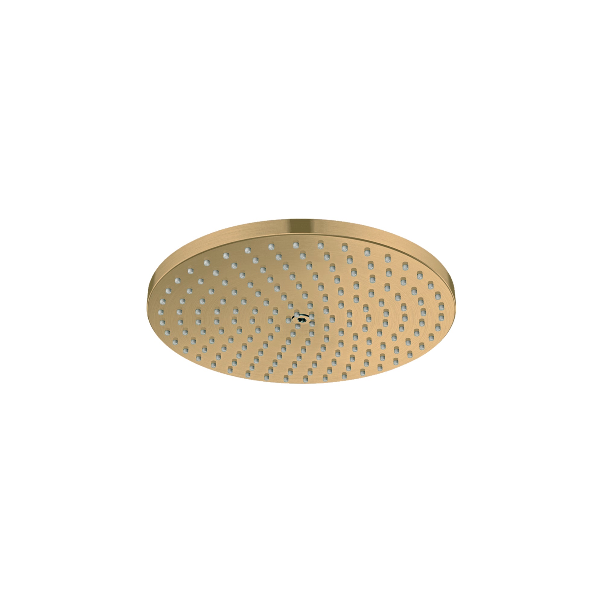 HANSGROHE 27624251 Raindance S Showerhead 240 1-Jet PowderRain, 2.5 GPM - Brushed Gold Optic
