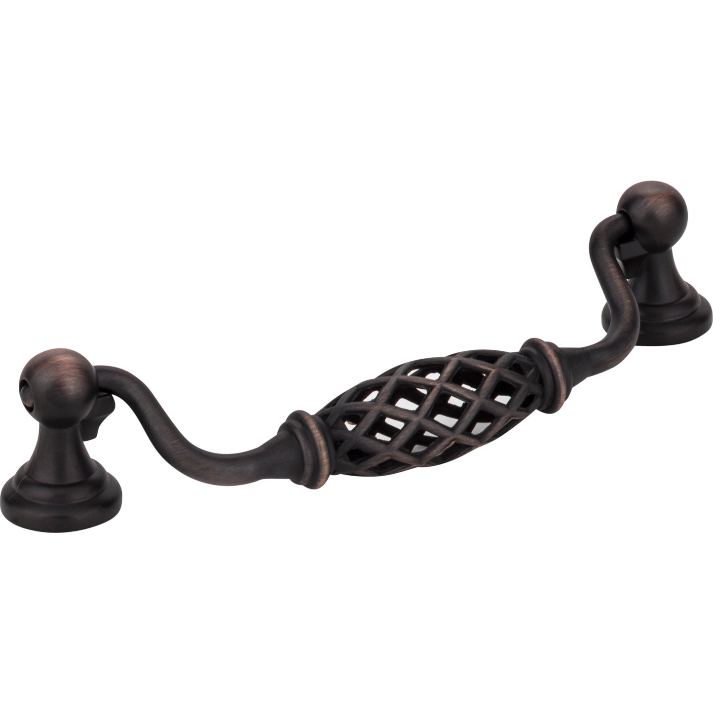 JEFFREY ALEXANDER 749-128DBAC Tuscany 128 mm Center-to-Center Drop Handle , Brushed Oil Rubbed Bronze