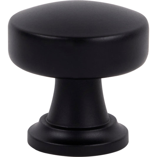 ATLAS 325-BL Browning 1 1/4" Diameter Round Knob - Matte Black