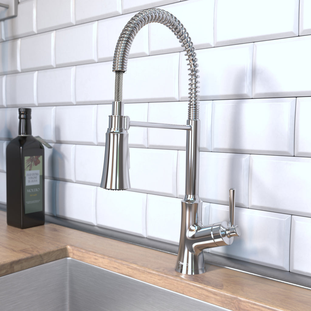 HANSGROHE 04792000 Joleena Semi-Pro Kitchen Faucet, 2-Spray, 1.75 GPM - Chrome
