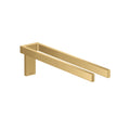 AXOR 42622250 Universal Rectangular Towel Holder Twin-Handle - Brushed Gold Optic
