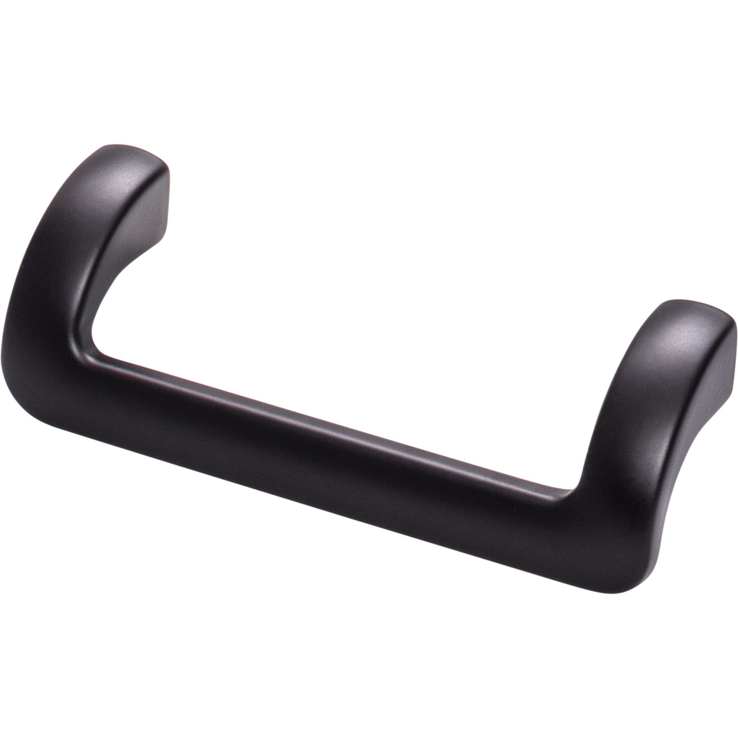 TOP KNOBS TK950BLK Kentfield 3 3/4" Center to Center Drop Handle , Flat Black