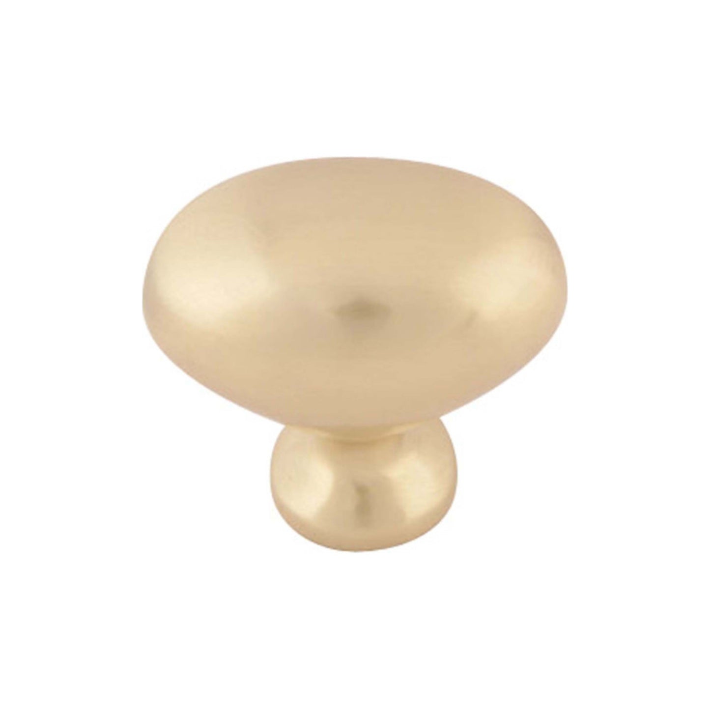 ATLAS A804-SB Successi 1 1/4" Length Oval Knob , Satin Brass