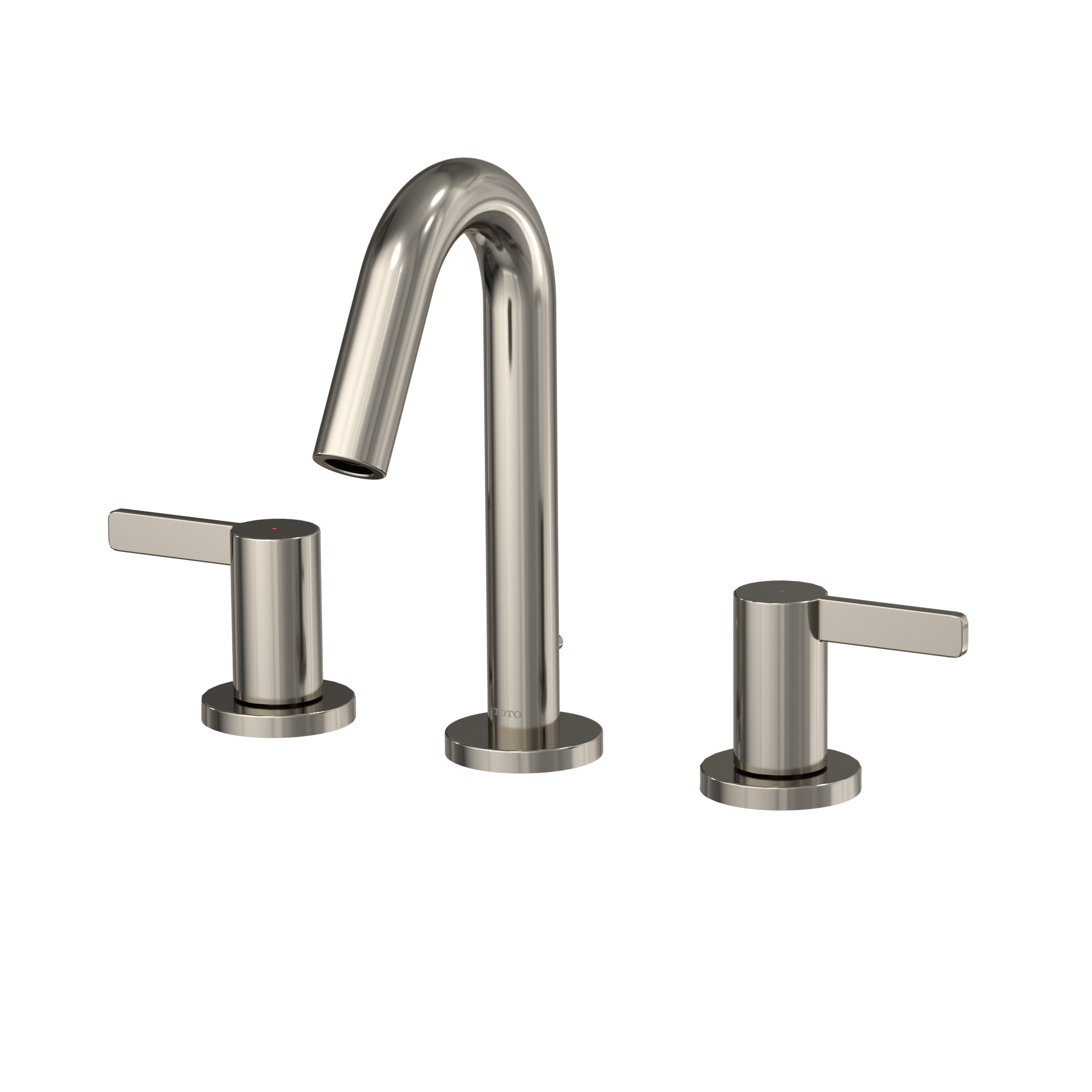 TOTO TLG11201UA#PN Gf Series 1.2 Gpm Two Lever Handle Widespread Bathroom Sink Faucet - Polished Nickel