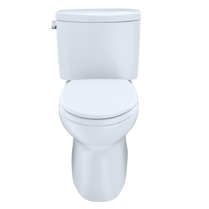 TOTO CST474CEFRG#01 Vespin Ii Two-Piece Elongated 1.28 Gpf Universal Height Skirted Toilet With Cefiontect And Right-Hand Trip Lever - Cotton White