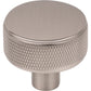 TOP KNOBS TK3230BSN Burnham 1 1/4" Length Round Knob - Brushed Satin Nickel