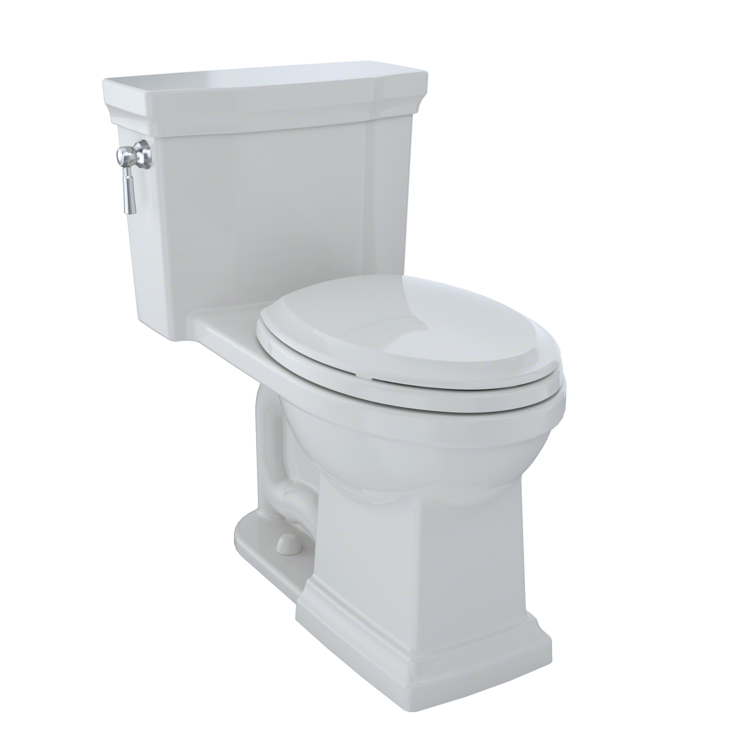 TOTO MS814224CEFG#11 Promenade Ii One-Piece Elongated 1.28 Gpf Universal Height Toilet With Cefiontect - Colonial White