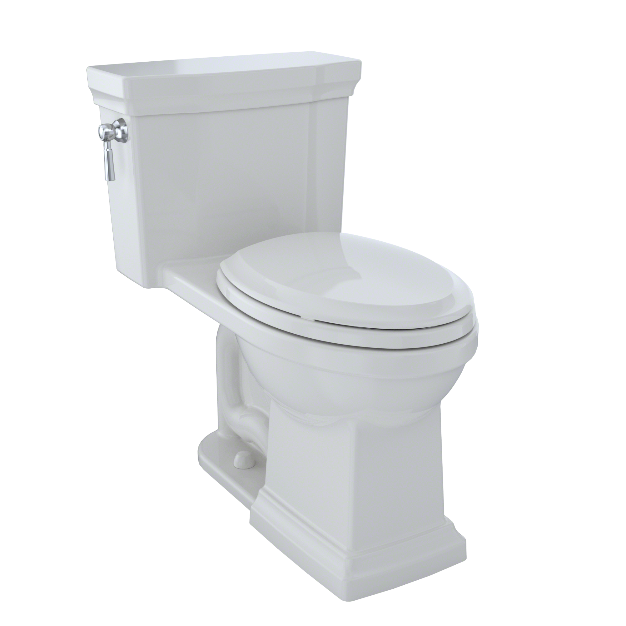 TOTO MS814224CEFG#11 Promenade Ii One-Piece Elongated 1.28 Gpf Universal Height Toilet With Cefiontect - Colonial White