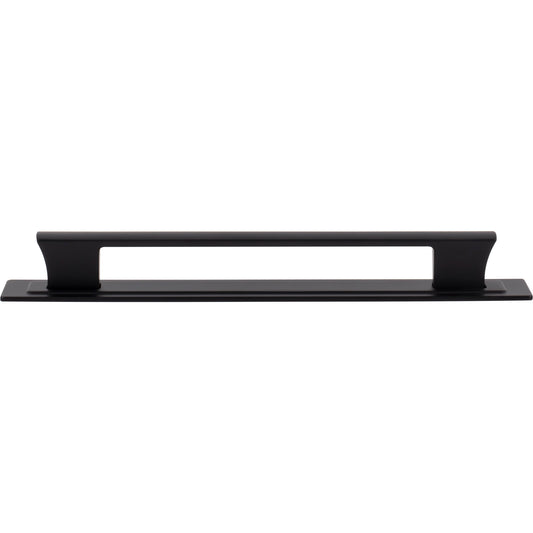 ATLAS A6005-BL Zander 7 9/16" Center to Center Bar Pull - Matte Black