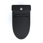 TOTO MS446124CEMN#51 Aquia Iv Washlet+ Two-Piece Elongated Dual Flush 1.28 And 0.9 Gpf Toilet - Ebony