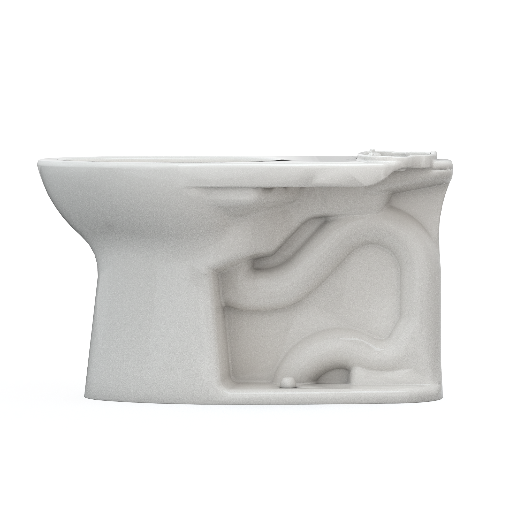 TOTO C776CEG#11 Drake Elongated Tornado Flush Toilet Bowl With Cefiontect - Colonial White