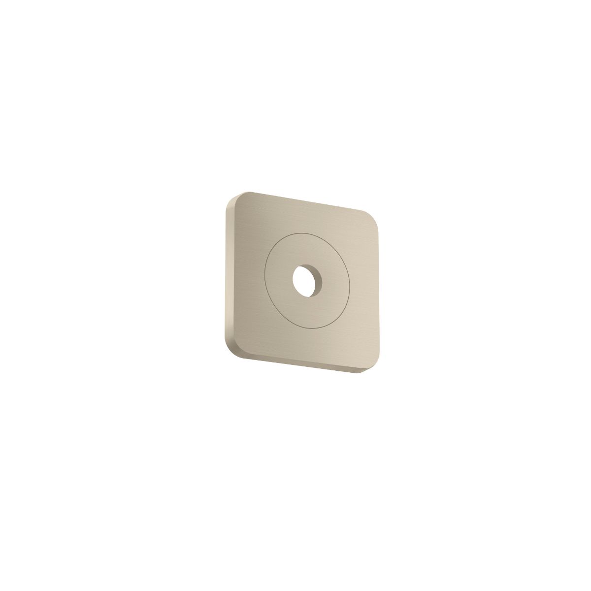 AXOR Citterio C Wall Plate SoftSquare 5" x 5" in Brushed Nickel