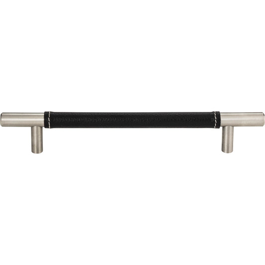 ATLAS 281-BL-BRN Zanzibar 6 5/16" Center to Center Bar Pull - Brushed Nickel