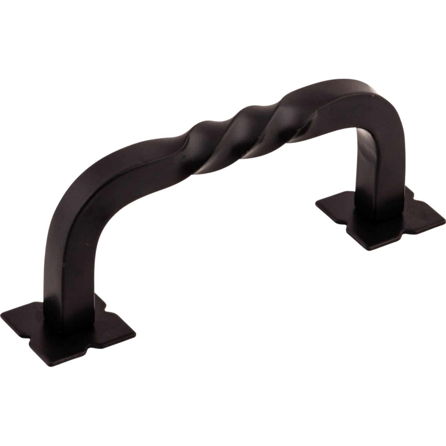 TOP KNOBS M710 Twist 3" Center to Center Bar Pull - Patina Black