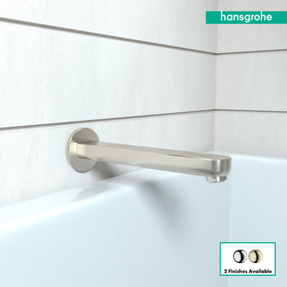 HANSGROHE 14421821 Metris S Tub Spout 9" - Brushed Nickel