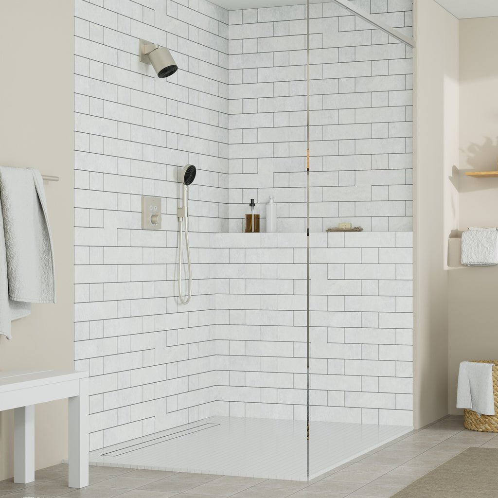 HANSGROHE 04917820 Pulsify S Handshower Set 105 3-Jet, 2.5 GPM - Brushed Nickel
