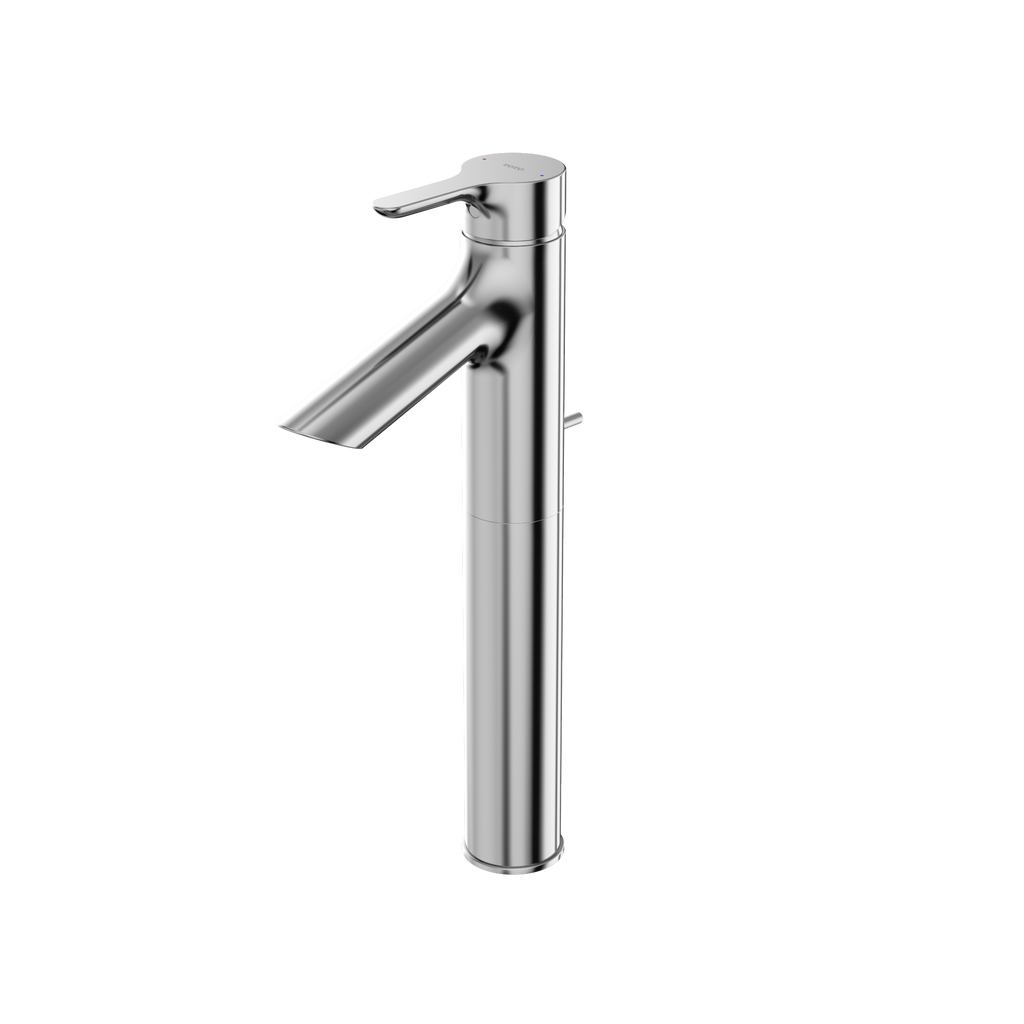 TOTO TLS01307U#CP Tls01307U#Cp Lb Series 1.2 Gpm Single Handle Bathroom Faucet For Vessel Sink With Drain Assembly - Polished Chrome