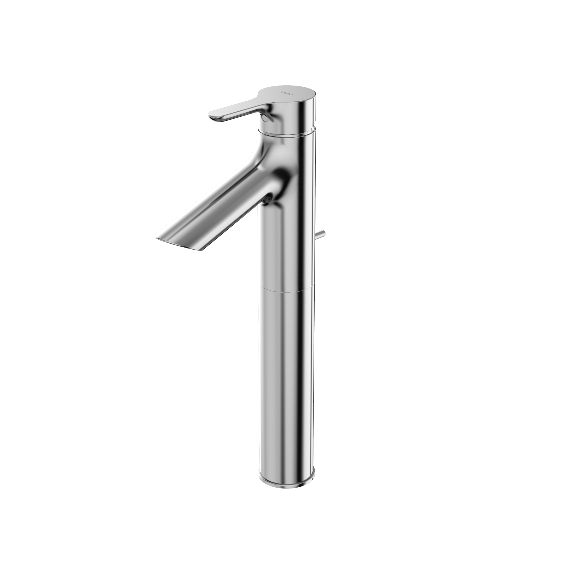 TOTO TLS01307U#CP Tls01307U#Cp Lb Series 1.2 Gpm Single Handle Bathroom Faucet For Vessel Sink With Drain Assembly - Polished Chrome