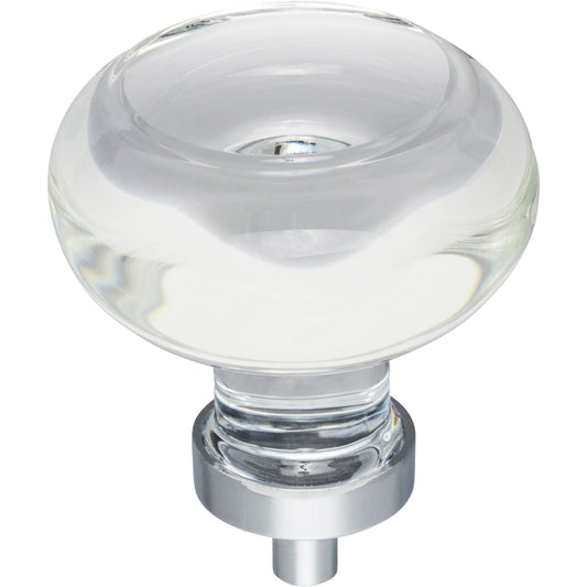 JEFFREY ALEXANDER G120L-PC Harlow 1-3/4" Diameter Mushroom Knob - Polished Chrome