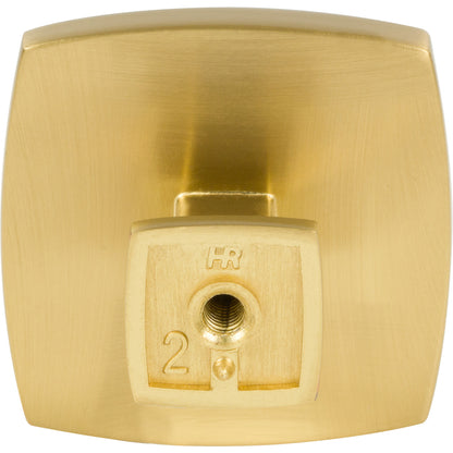 JEFFREY ALEXANDER 141L-BG Renzo 1-3/4" Diameter Square Knob - Brushed Gold